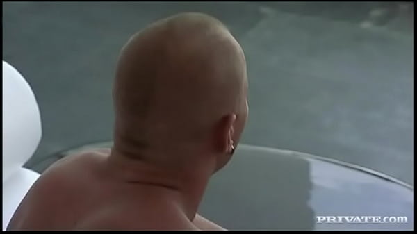 Two Stunning Models Show up in a Backyard and Bang the Swimmer