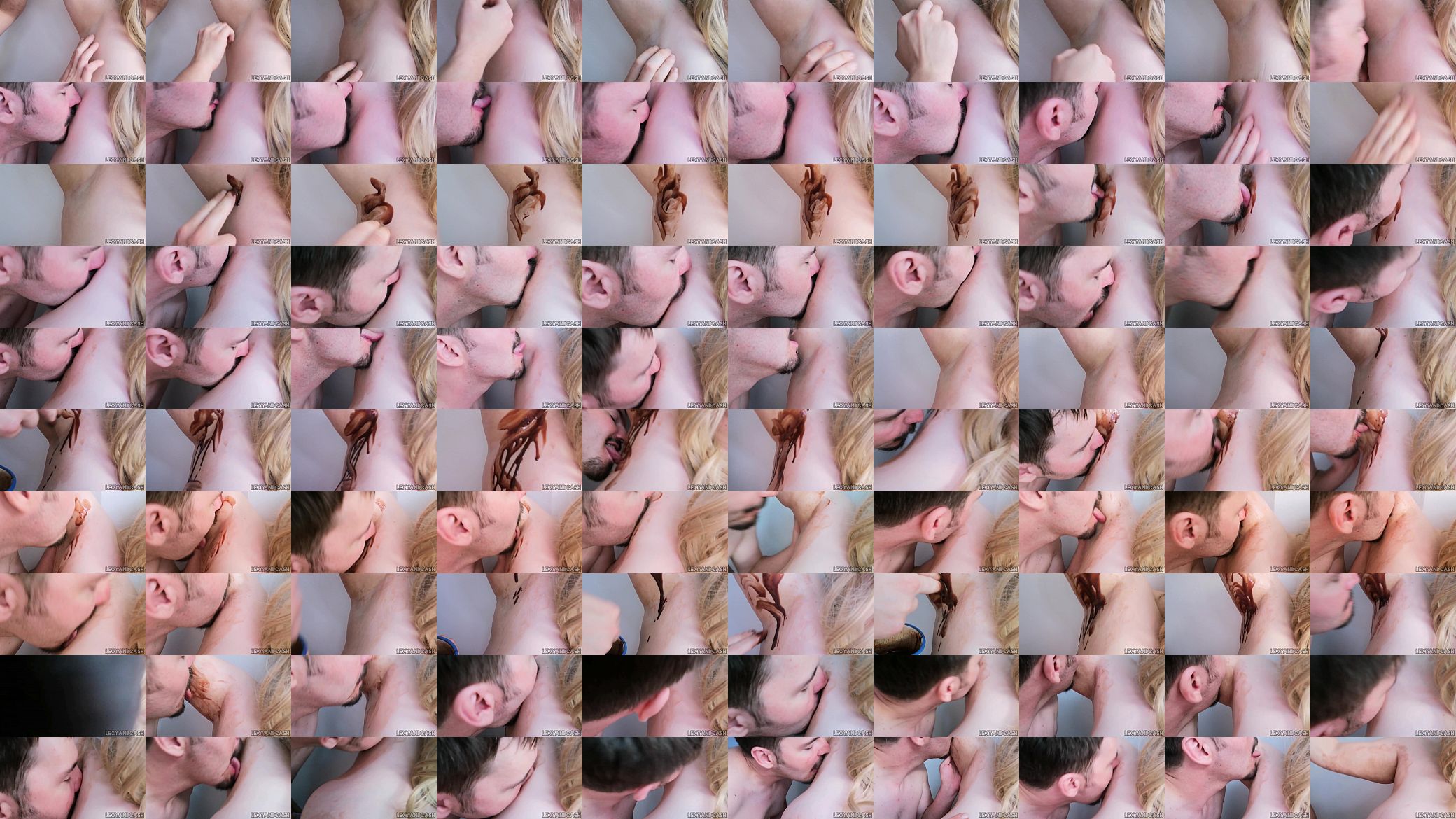 Armpit Chocolate Licking Fetish |lexyandcash 预览图