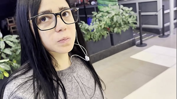 Meeting a fan at the mall Going out with him, she got too horny to do things at the end of the date