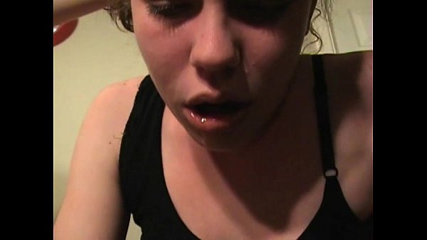 Girl Feel Sick Puke Vomit Puking and Gagging