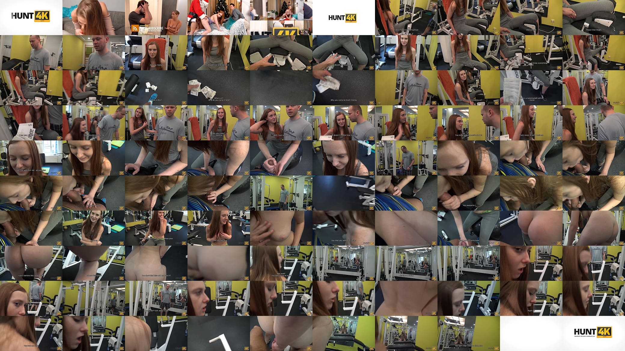 HUNT4K. Magnificent chick gives trimmed vagina for cash in the gym 预览图