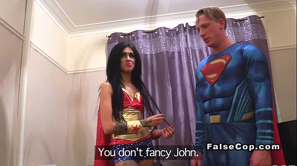 Fake cop caught couple fucking then joined them