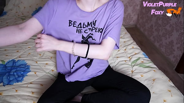 Petite student plays with her tits to shaking nipple orgasm