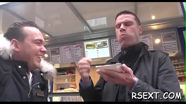 Horny chick gives hot oral-stimulation