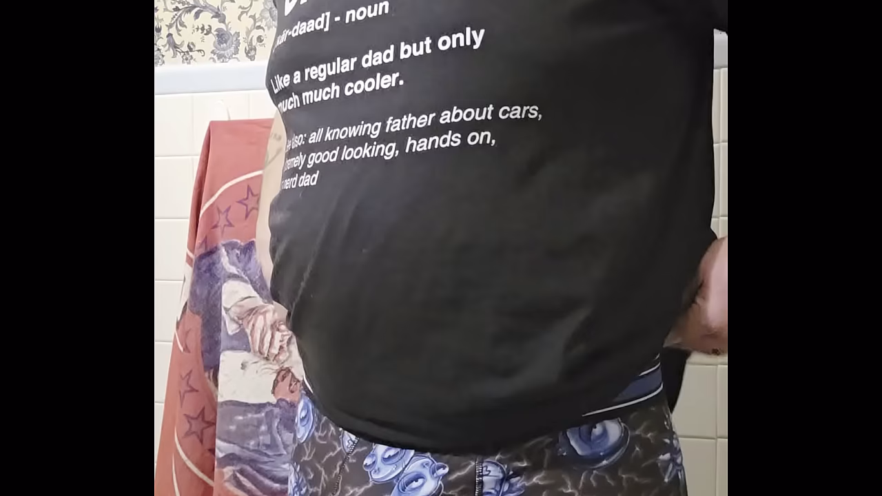 Hidden camera catches me changing my clothes