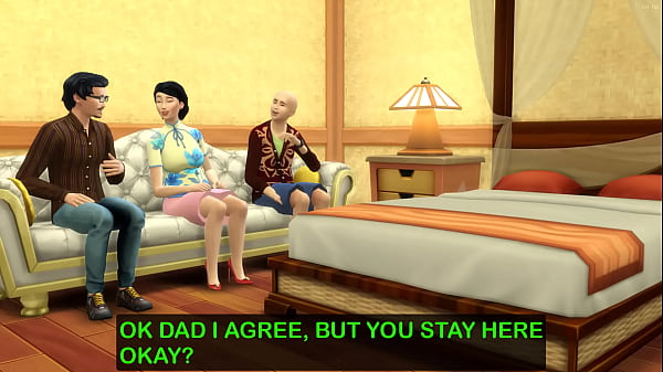 Japanese wife shared by her husband with his sick virgin stepson to help him become a man to have sex for the first time in his life