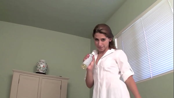 My masseuse Allie helps me stroke it - Allie Jordan - Jerk Off Instructions
