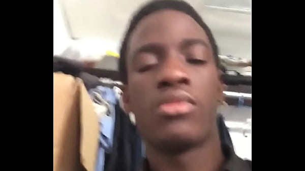 Young black dude show dick