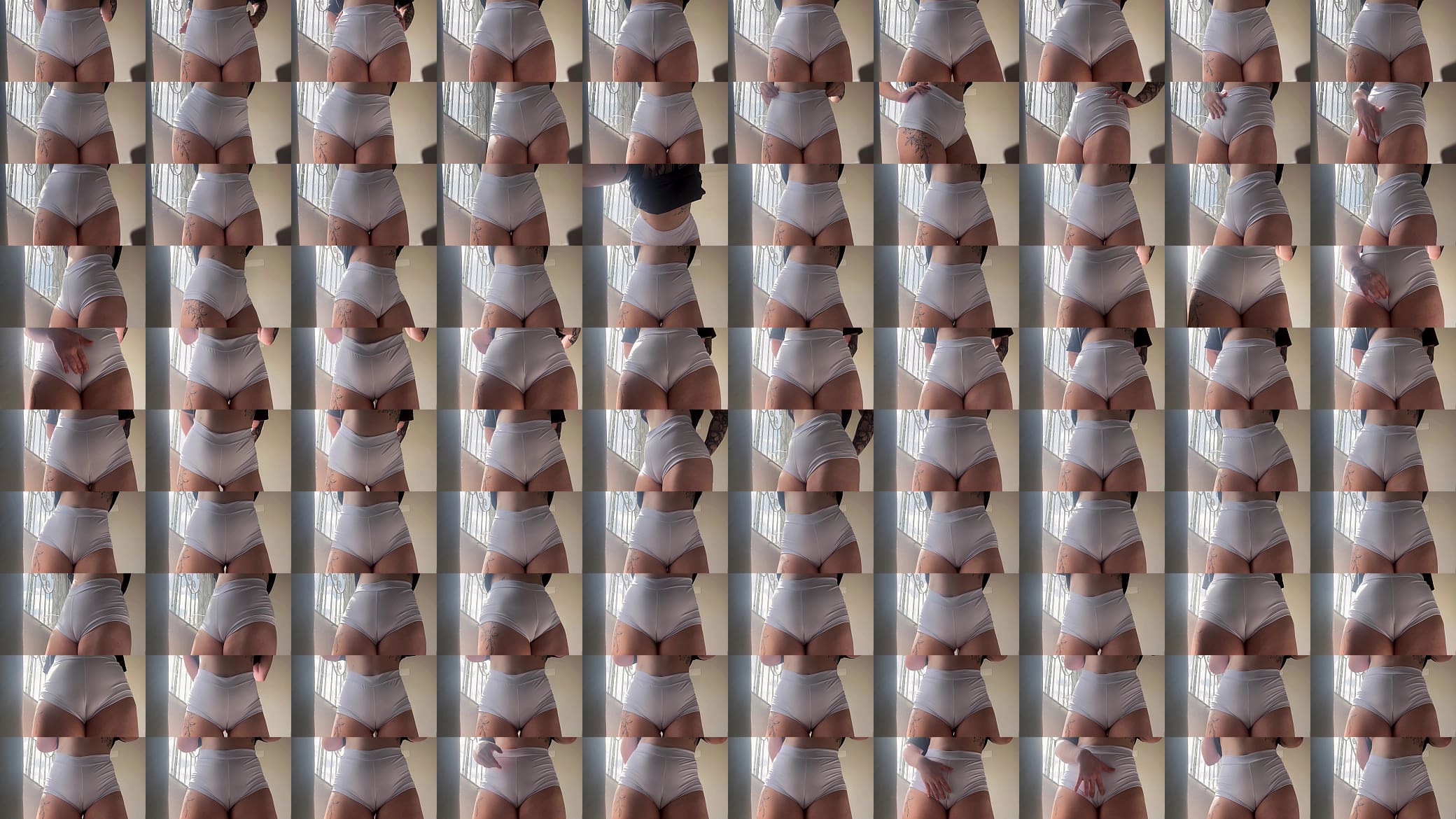 Sunlight, Tight Lycra, and This Pussy Just Begging for Attention 预览图