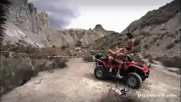 Vanessa May Has an Outdoor Threesome with Blowjobs Handjobs and a DP
