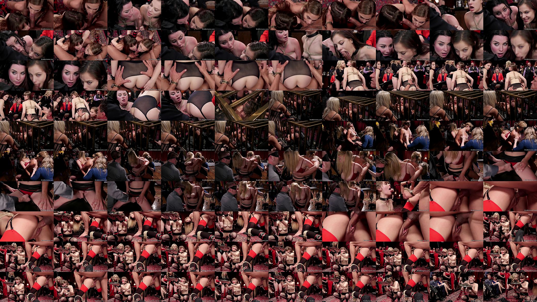 Few group od slaves suck and fuck orgy 预览图