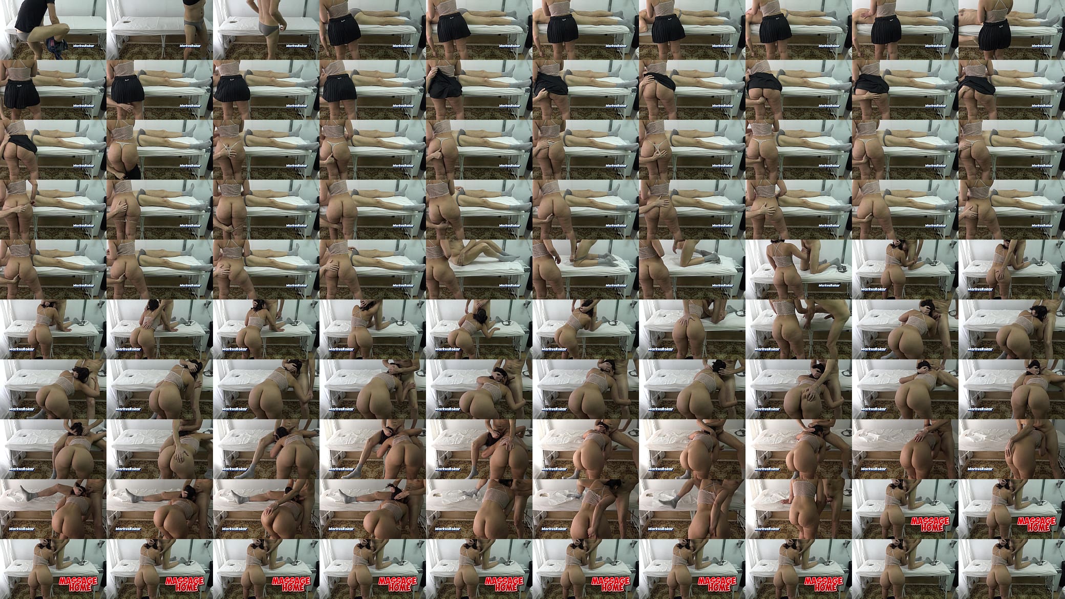 Maid Masseuse with Big Butt let me Lift her Dress &amp; Fingered her Pussy While she Massaged my Dick ! 预览图