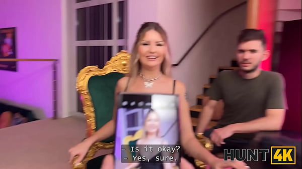 HUNT4K. She wanted a new tattoo so she came to suck a stranger's dick