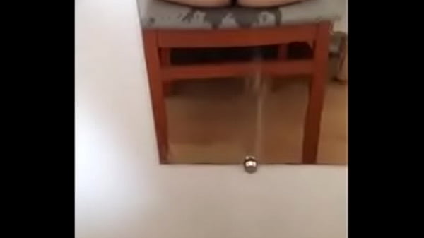 Peeing on the mirror