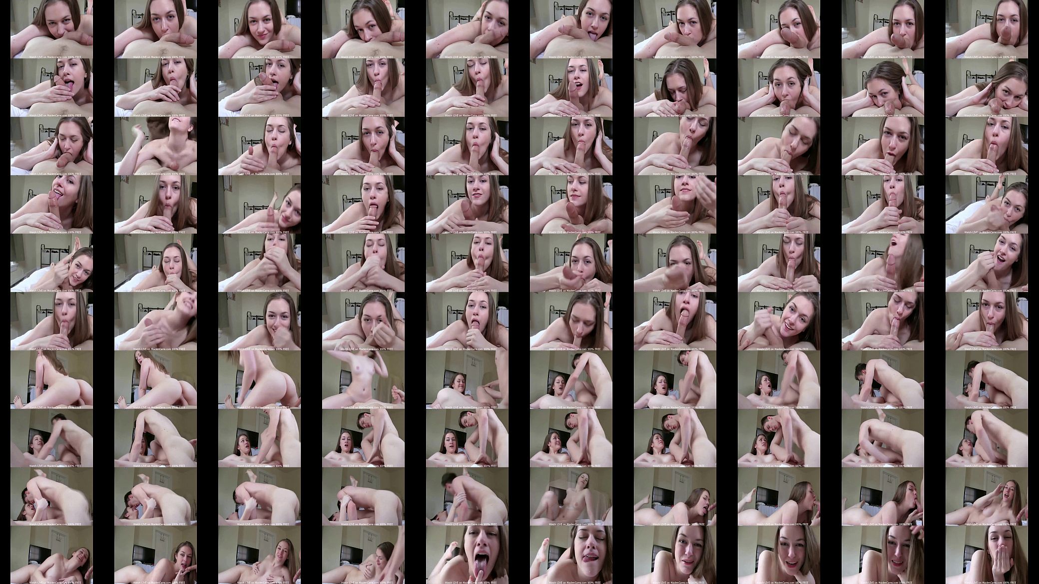 Creampie Blowjob Couple Teen Brunette Beauty Livecam 预览图