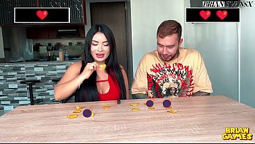 Petite busty Latina Alejandra Palacios has sex by losing a game with her round ass - Brian Evansx