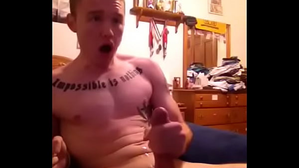 Hot marine jerks off has amazing orgasm