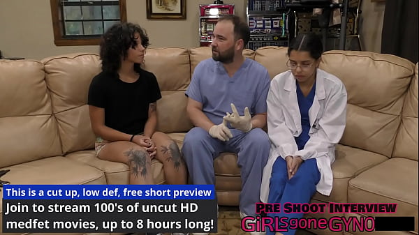 Nicole Luva When Dr. Aria Nicole Walks In Butt Naked To Perform Examination! See Entire Movie "The Doctors New Scrubs" At GirlsGoneGyno Reup