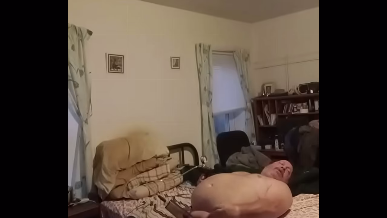 62old vibrator in butt