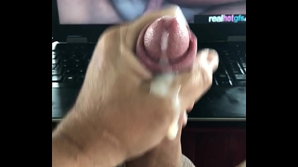 Download Video - Stroking and cumming to porn