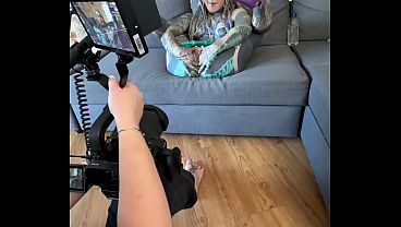  BTS Of ANAL DAP 3some With Two HUGE Black Cocks And Tattooed Pornstar
