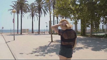 Immature mature pranks: I suck this Frenchman on the beach, we fuck there in full view of everyone and take I him to my hotel