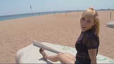 Immature mature pranks: I suck this Frenchman on the beach, we fuck there in full view of everyone and take I him to my hotel