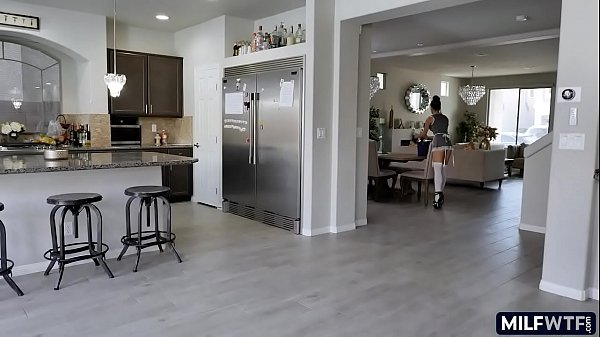 The new maid cleans his mansion