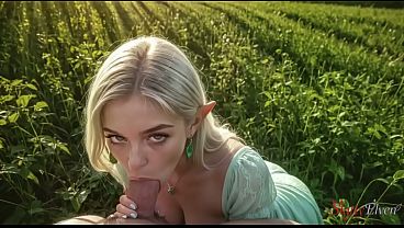 Fucked a sexy elf who got lost in the field [AI]