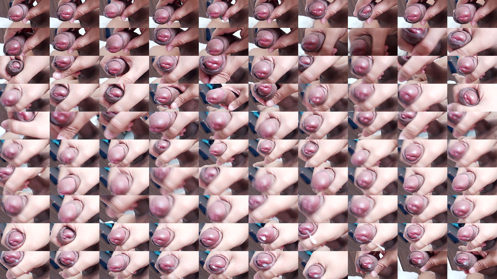 Cumming, jacking off my uncircumcised cock, closeup. October 22, 2024. 预览图