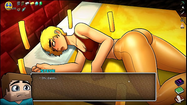 Download Video - HornyCraft &lbrack; Parody Hentai game PornPlay &rsqb; Ep&period;45 FEMDOM get her face cover with hot CUM &excl;