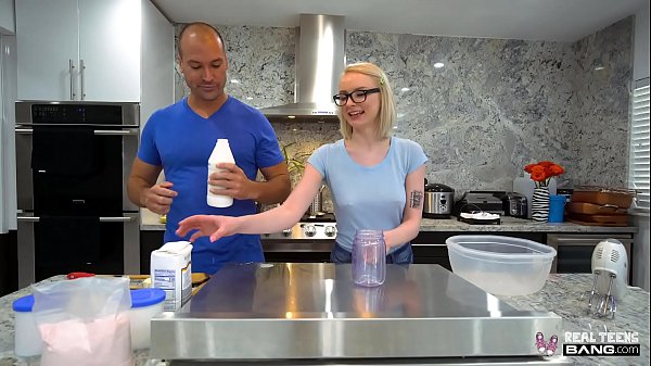 Real Teens - Alice Pink Fucked In Kitchen While Making Cookies
