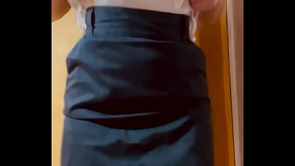 Horny secretary videotapes her boss