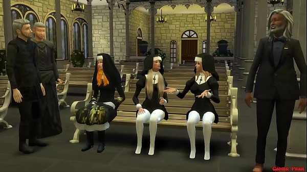 Download Video - Sacerdotes se aprovechan y Se Follan a las Nuevas Inocentes En El Templo 3D Porn Hentai