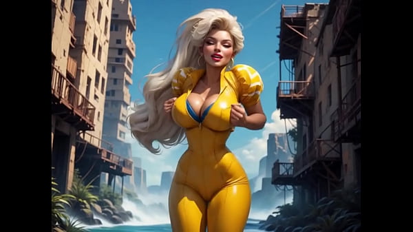 AI Babe Struts Her Stuff