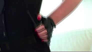 Red maggie is a sensual police woman