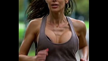 Slutty runner girls Nipple Slip – Huge Saggy Boobs Jiggling NO BRA Part 1 [AI]