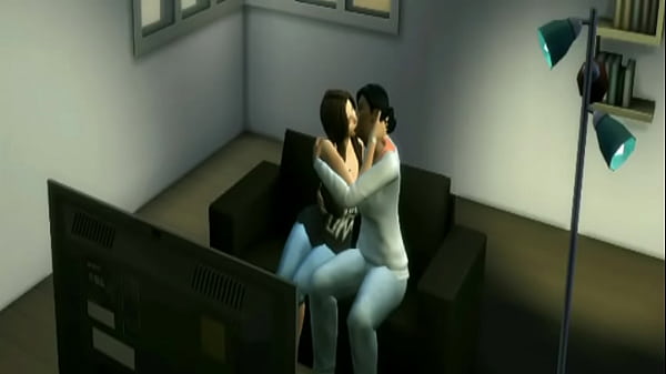 黒人とラテン系のキス1