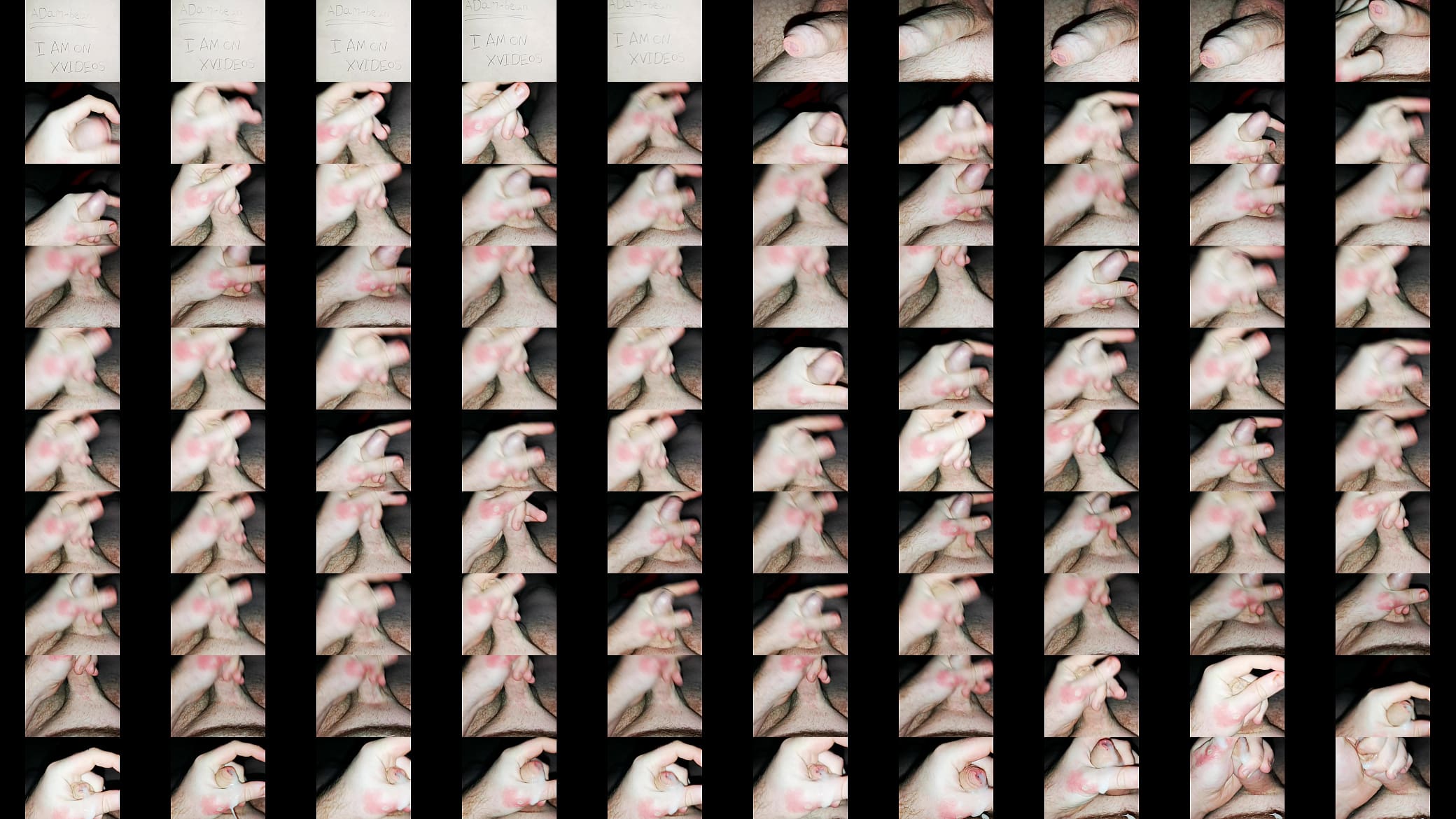 Masterbating my uncut cock 预览图