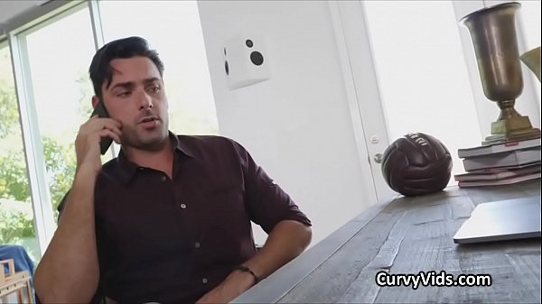 Fantastic curvy black fucked hard by white cock