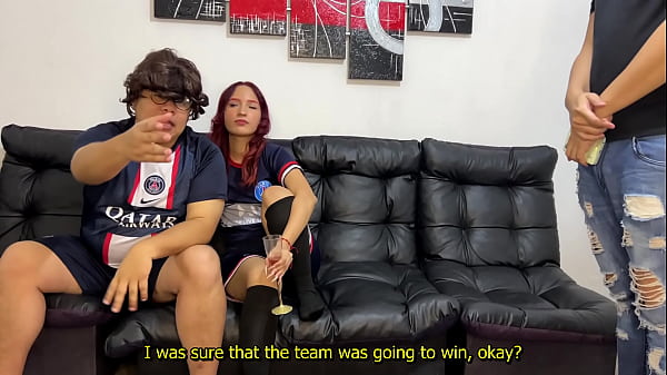 My Stupid Boyfriend Loses the Bet on the Soccer Match with His Friend and I Had to Get Fucked Like a Whore While He Watches Me NTR