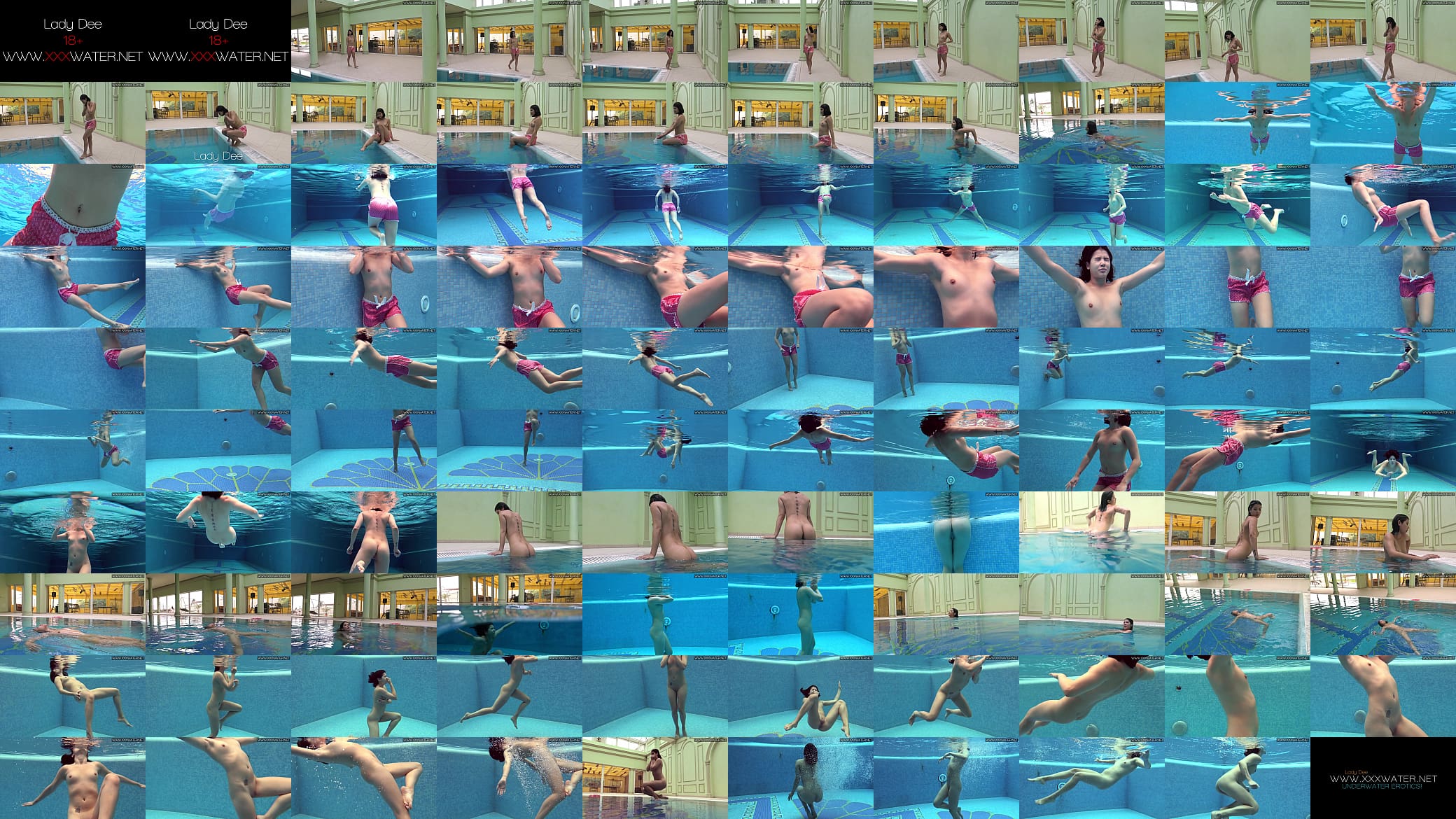 Nude swimming pool erotics by Lady Dee Czech teenie 预览图