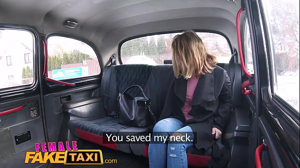 Female Fake Taxi Skinny sexy Czech lesbians with great tits have strap on fun in taxi