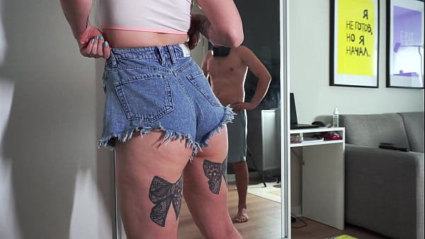 Gf in jean shorts made my dick hard