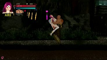 hentai game guilty hell 2 . Hot pink haired lady having sex with a tall man with big cock