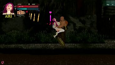 hentai game guilty hell 2 . Hot pink haired lady having sex with a tall man with big cock