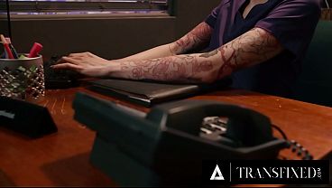 TRANSFIXED - Busty Aubrey Kate Loves Bolster Massage From Charlotte Sins Leading To Trans Anal Fuck