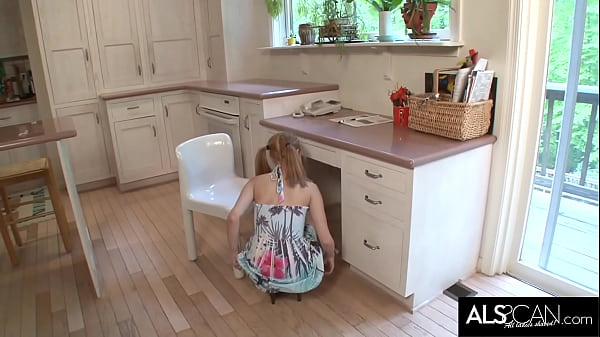 Tiny Cutie Makes Her Clit Swell with a Huge Vibrator