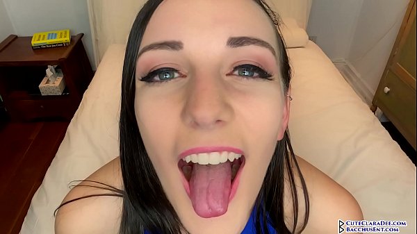 Jerk off instructions clara dee begs you to cum in her mouth and swallows