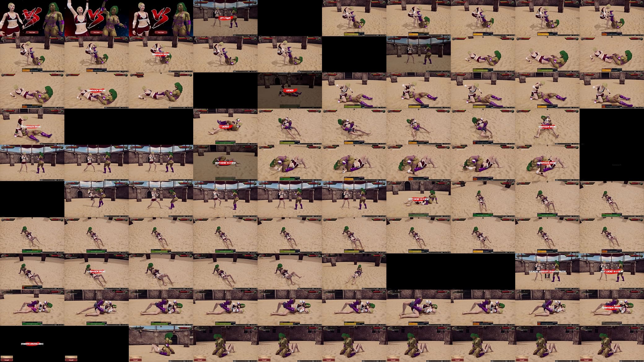 Eleonore VS Jennifer Walters (Naked Fighter 3D) 预览图